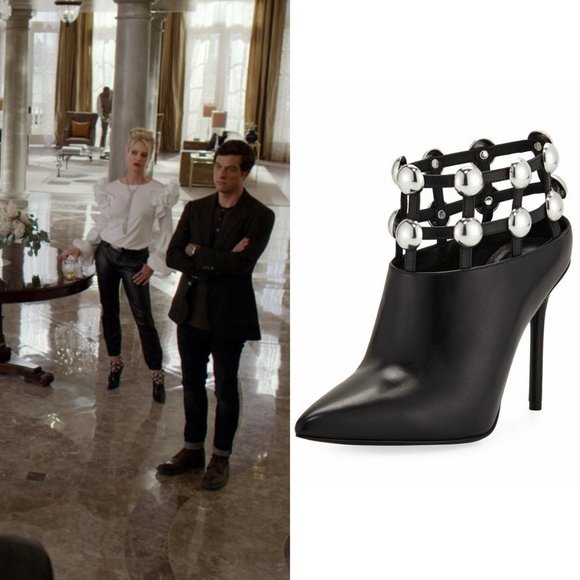 NEW ALEXANDER WANG Tina Studs Leather Boots - Picture 4 of 16